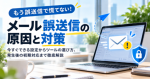メール誤送信対策とは？原因と今すぐできる設定・ツールの選び方
