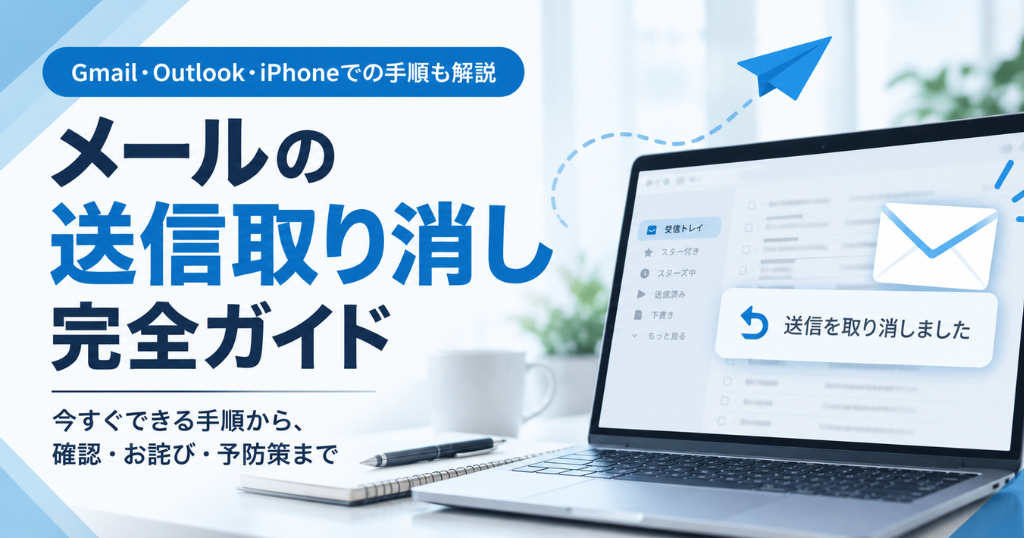 メール送信取り消しは間に合う？誤送信直後の対処法