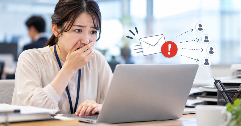 メール誤送信が起こる原因とヒヤリハット事例