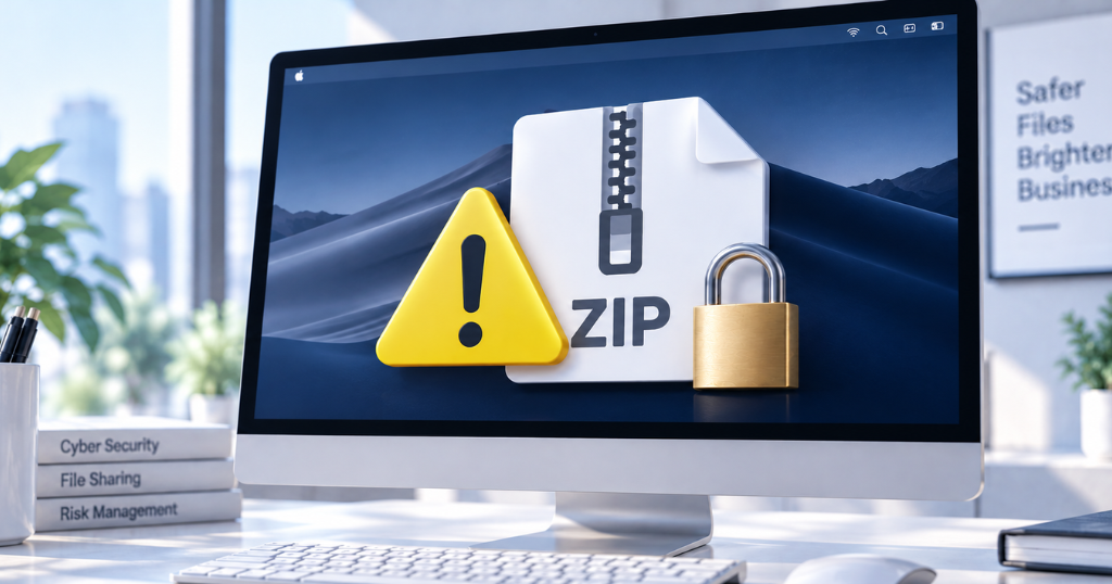 zipにパスワードを設定する際の注意点