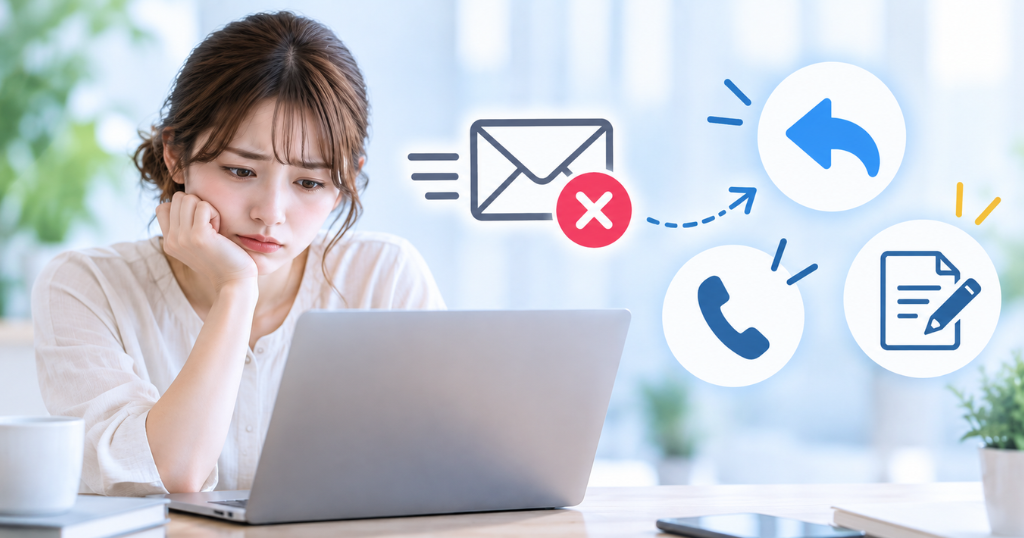 送信取り消しができない場合の対応策