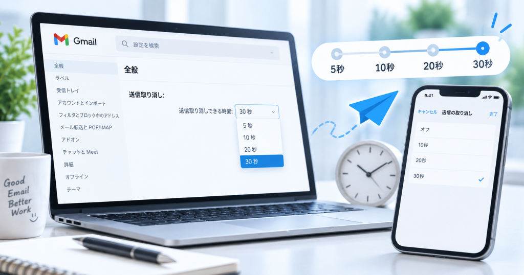 誤送信を防ぐ設定と予防策